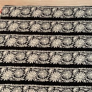 Opalhouse Black Mallorca Jacquard Reversable  Throw Blanket.